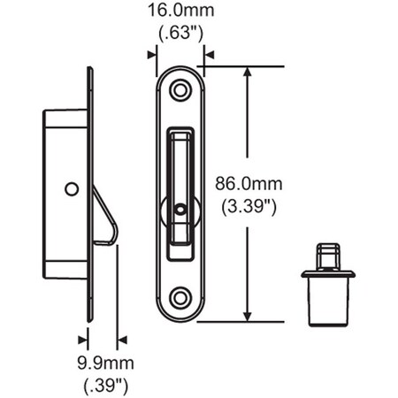 Strybuc SINGLE ACTION STANDARD FACEFIX 50-1367FFCH